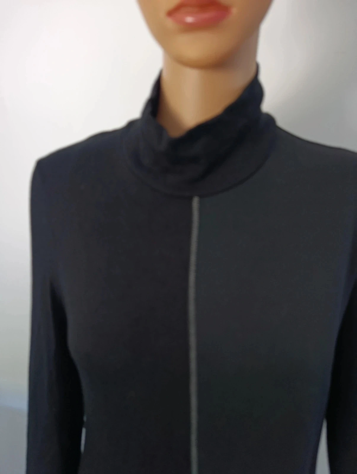 Vestido largo DECA Paris Carla negro – Talla 1 – Fabricado en Francia – photo 5